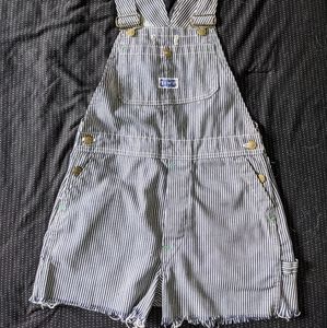 True vintage Big Smith engineer striped shortalls